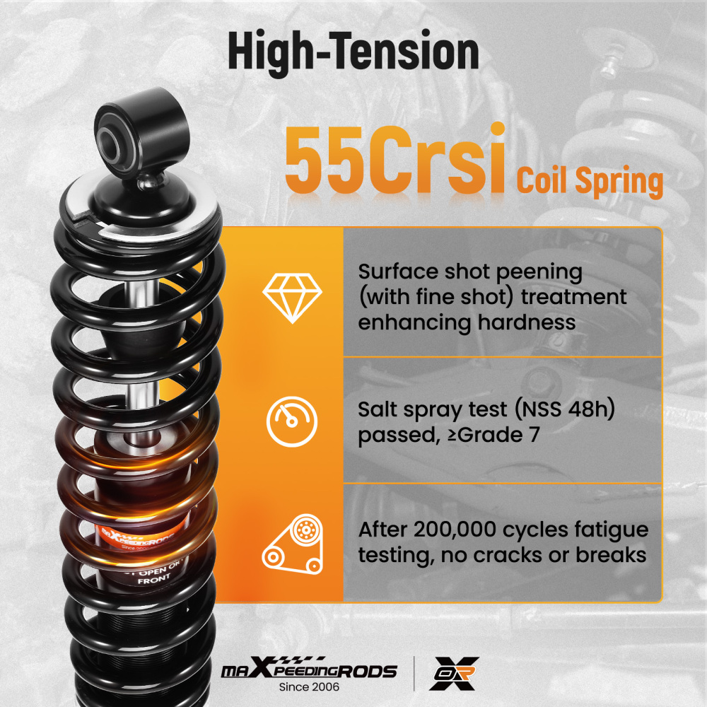 3x Rear/Front Shocks Strut Absorber Kit compatible for Honda Fourtrax 300 1993-2000