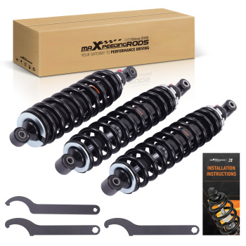 3x Rear/Front Shocks Strut Absorber Kit compatible for Honda Rancher 350 2000-2006