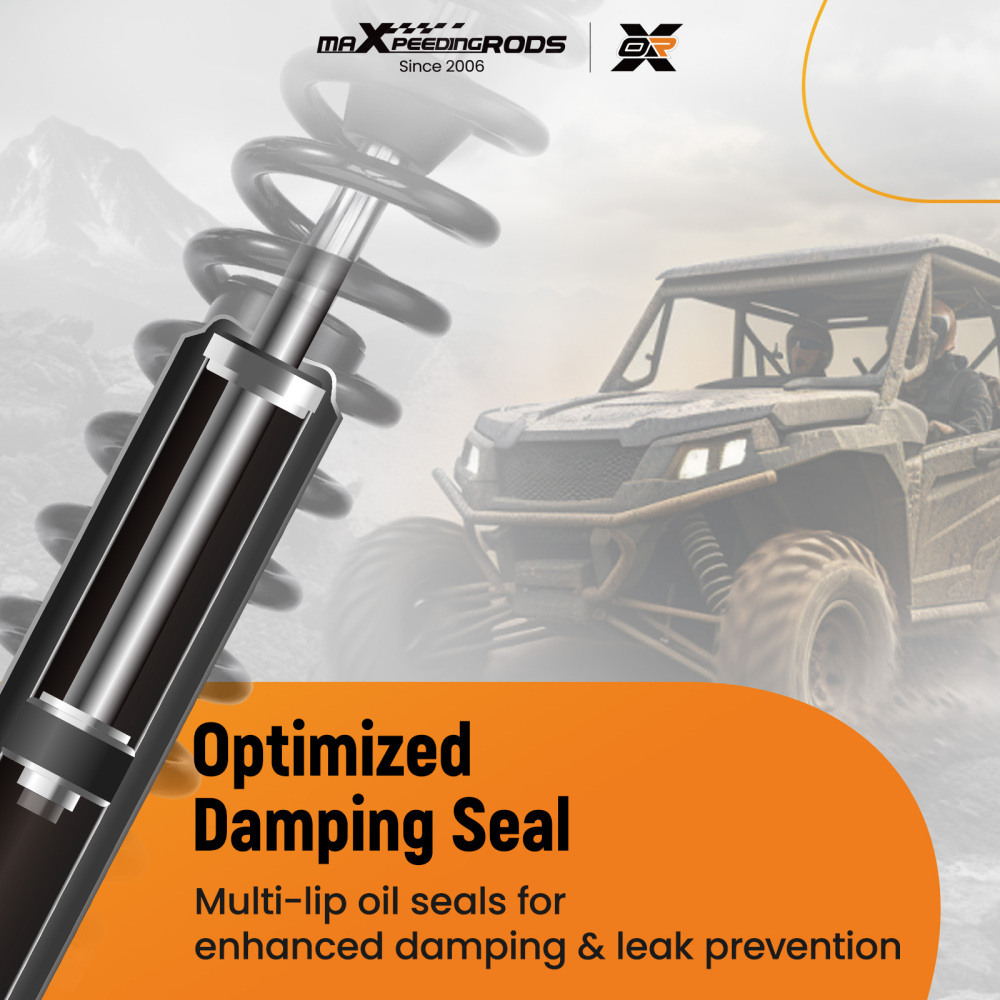 3x Rear/Front Shocks Strut Absorber Kit compatible for Honda Rancher 350 2000-2006