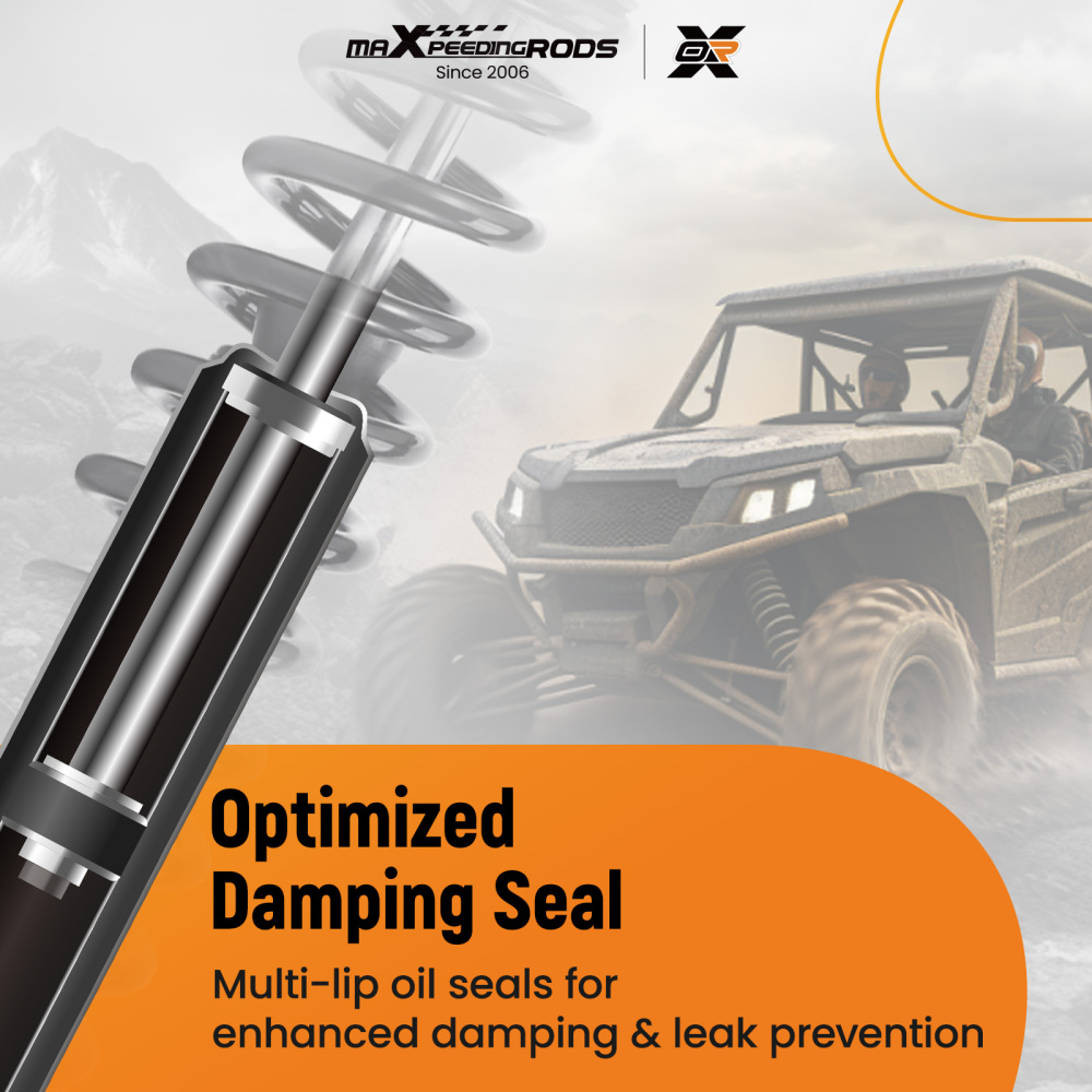 Rear Shock Strut Absorber Kit compatible for Honda Rancher 350 2004-2006 TRX350TE TRX350TM