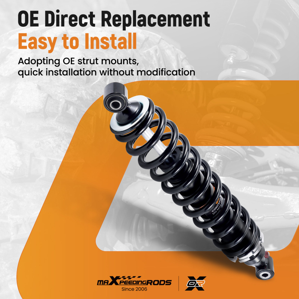 Rear Shock Strut Absorber Kit compatible for Honda Rancher 350 2004-2006 TRX350TE TRX350TM