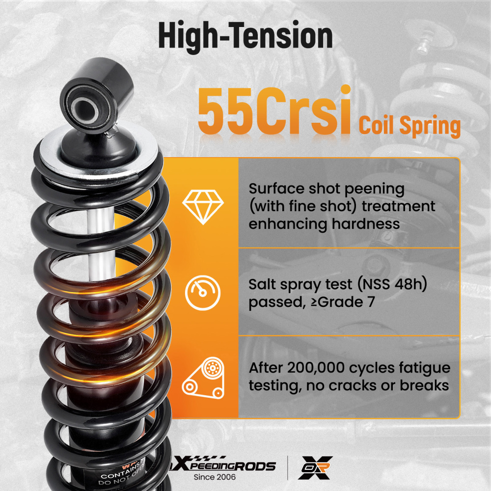 Rear Shock Strut Absorber Kit compatible for Honda Rancher 350 2004-2006 TRX350TE TRX350TM