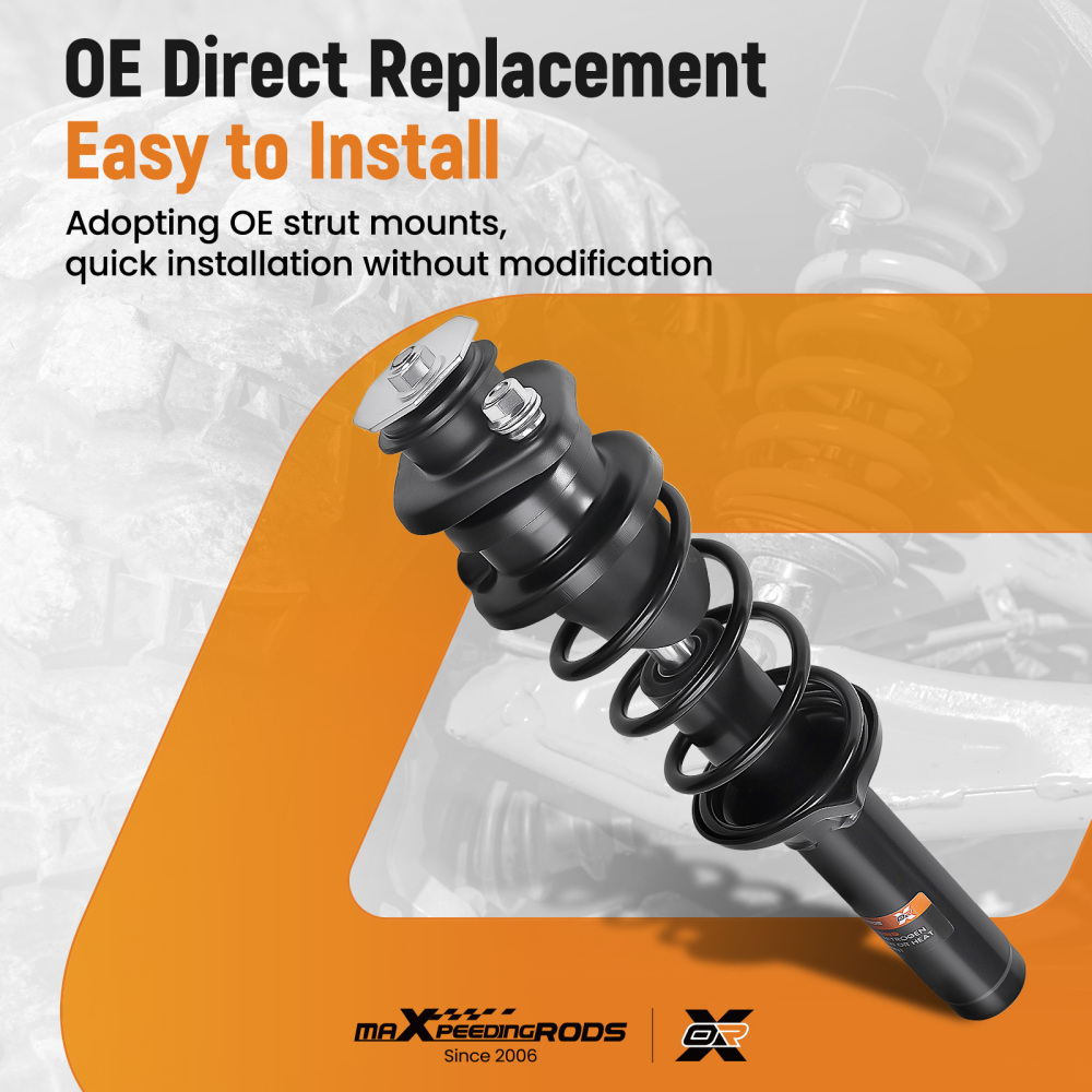 2x Front Shocks Strut Absorber Kit compatible for Kawasaki Mule 2010 2020 1990-1992