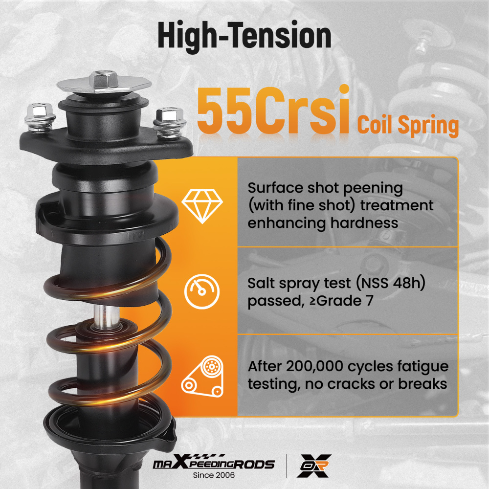 2x Front Shocks Strut Absorber Kit compatible for Kawasaki Mule 2010 2020 1990-1992