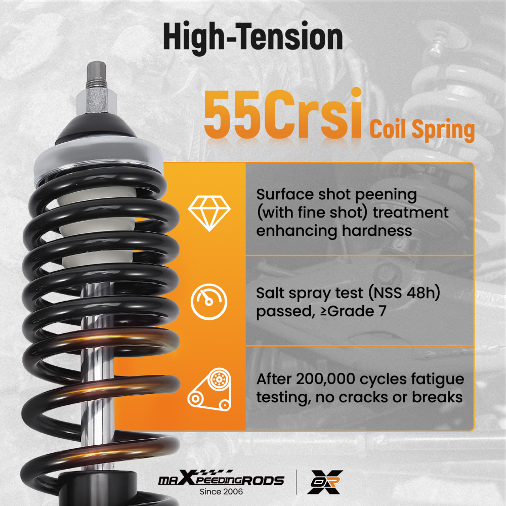 2pcs Front Shocks compatible for Polaris Ranger 400 2011-2014 500 2011-2022 7043666 7044149