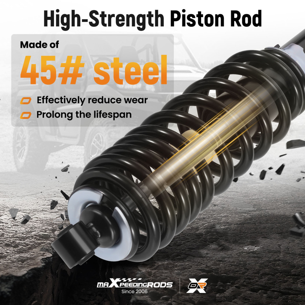 Full Set of Gas Shocks compatible for Polaris Ranger XP 900 2013-2019 XP 570 2015-2016