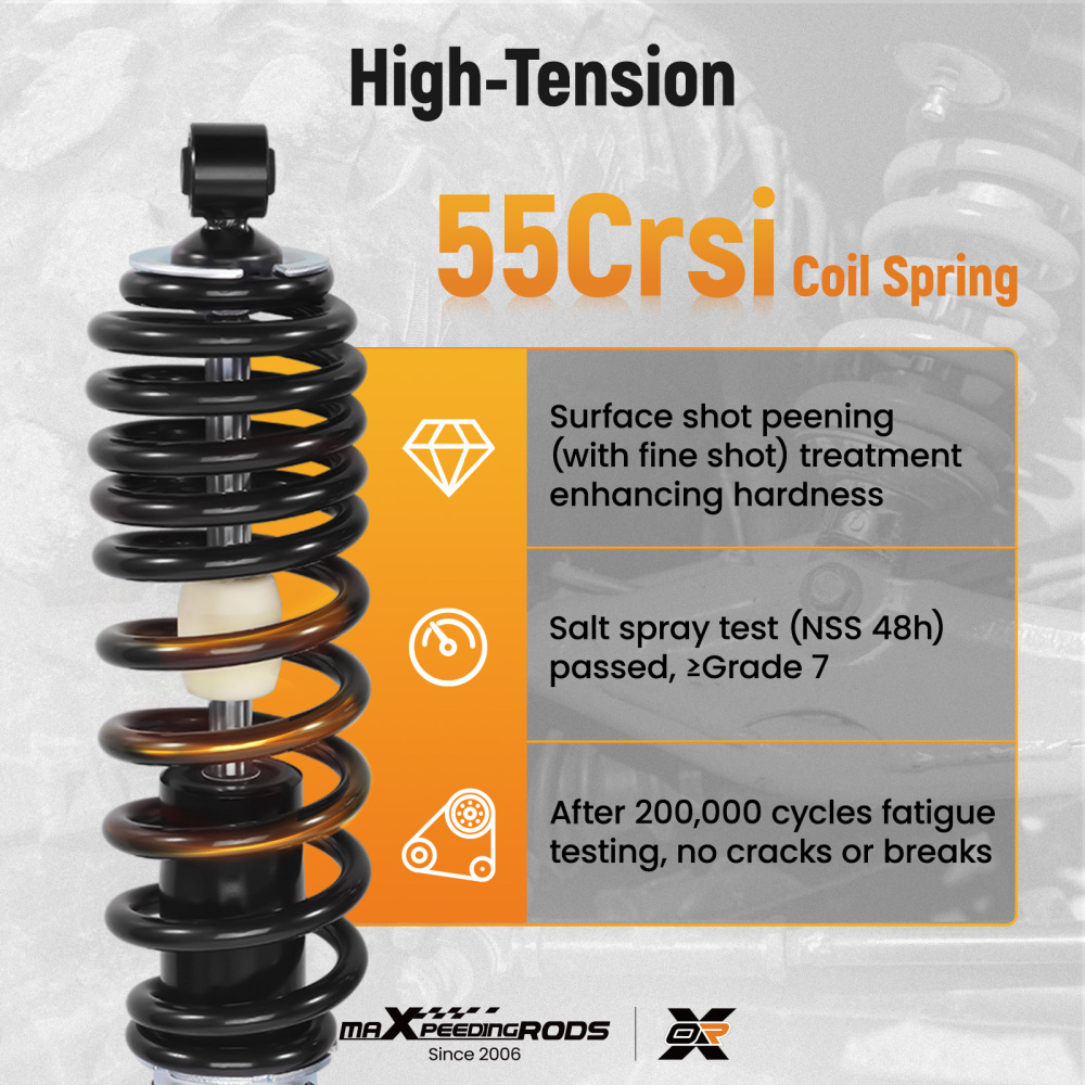 Full Set of Gas Shocks compatible for Polaris Ranger XP 900 2013-2019 XP 570 2015-2016