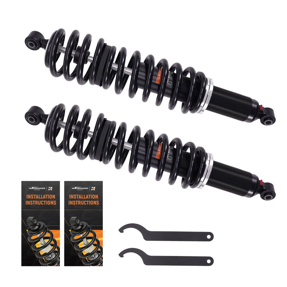 2x Rear Shocks Strut Absorber Kit compatible for Polaris RZR 570 2012-2022 EPS LE EPS EFI