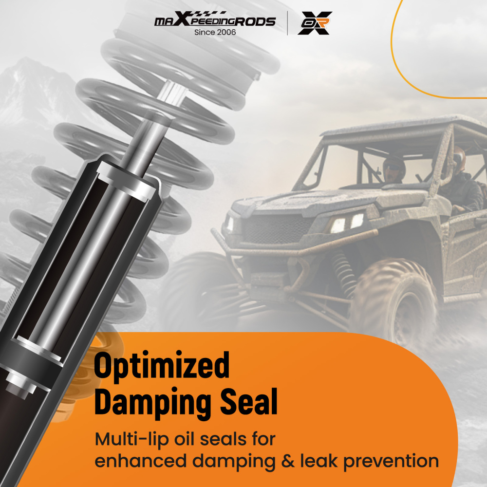 2x Rear Shocks Strut Absorber Kit compatible for Polaris RZR 570 2012-2022 EPS LE EPS EFI