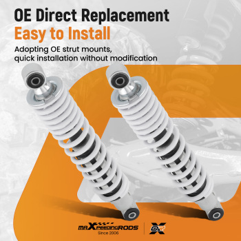 2pcs Front Shocks Strut Absorber Kit for 1987-2006 compatible for Yamaha BANSHEE 350（YFZ350）