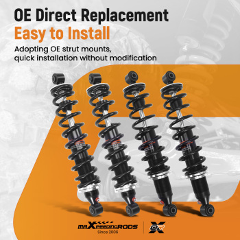 Set of Shocks compatible for YAMAHA Grizzly 660 4x4 2002-2008 YFM660F 5KM-22210-20-00