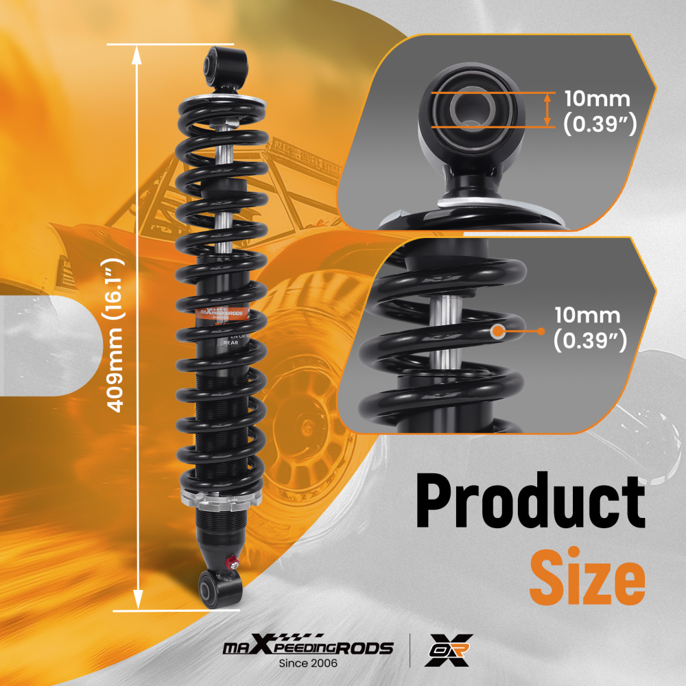 Rear Shock compatible for Yamaha Grizzzly 550 4x4 YFM550FG 2009-2013 3B4-22210-00-00
