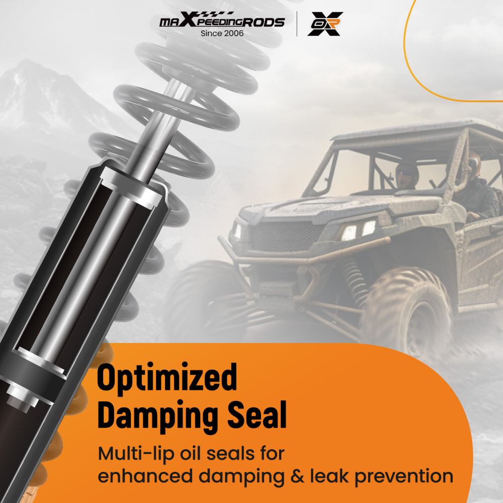 2x Front Shocks Strut Absorber Kit compatible for Yamaha Raptor 660 2001-2005 YFM660R