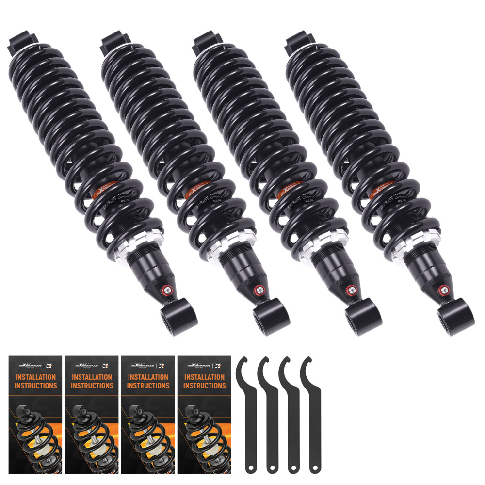Full Set of Gas Shocks compatible for Yamaha Rhino 450 2006-2009 Rhino 660 2005-2007 4x4