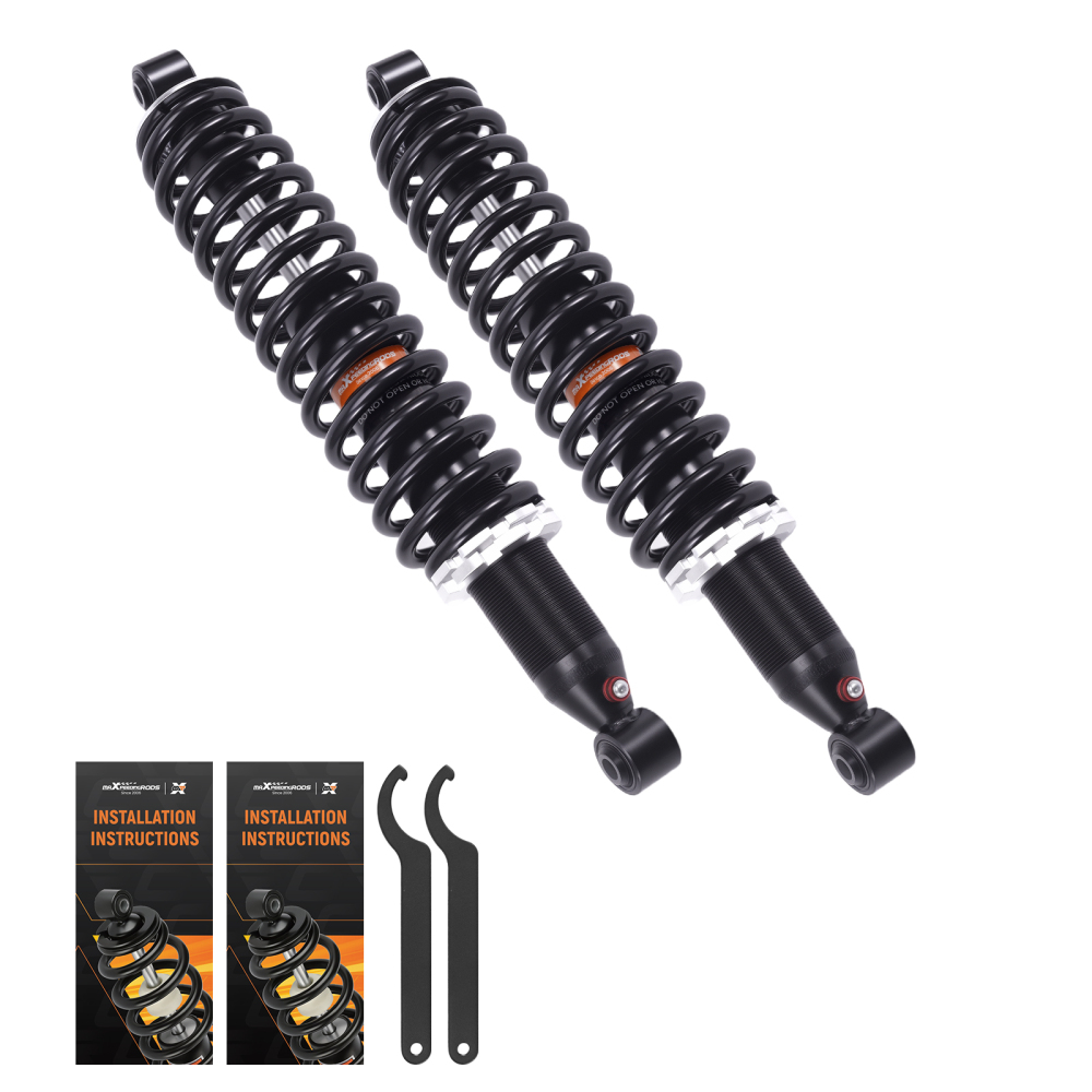 2x Front Gas Shock Strut Absorbers compatible for Yamaha Rhino 450 2006-2009 YXR450F