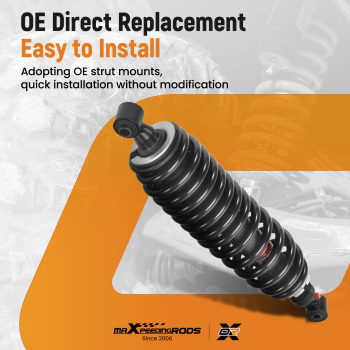 2x Rear Shocks compatible for Yamaha Viking 700 YXM700DH 4x4 2014-2019 1XD-F2200-00-00