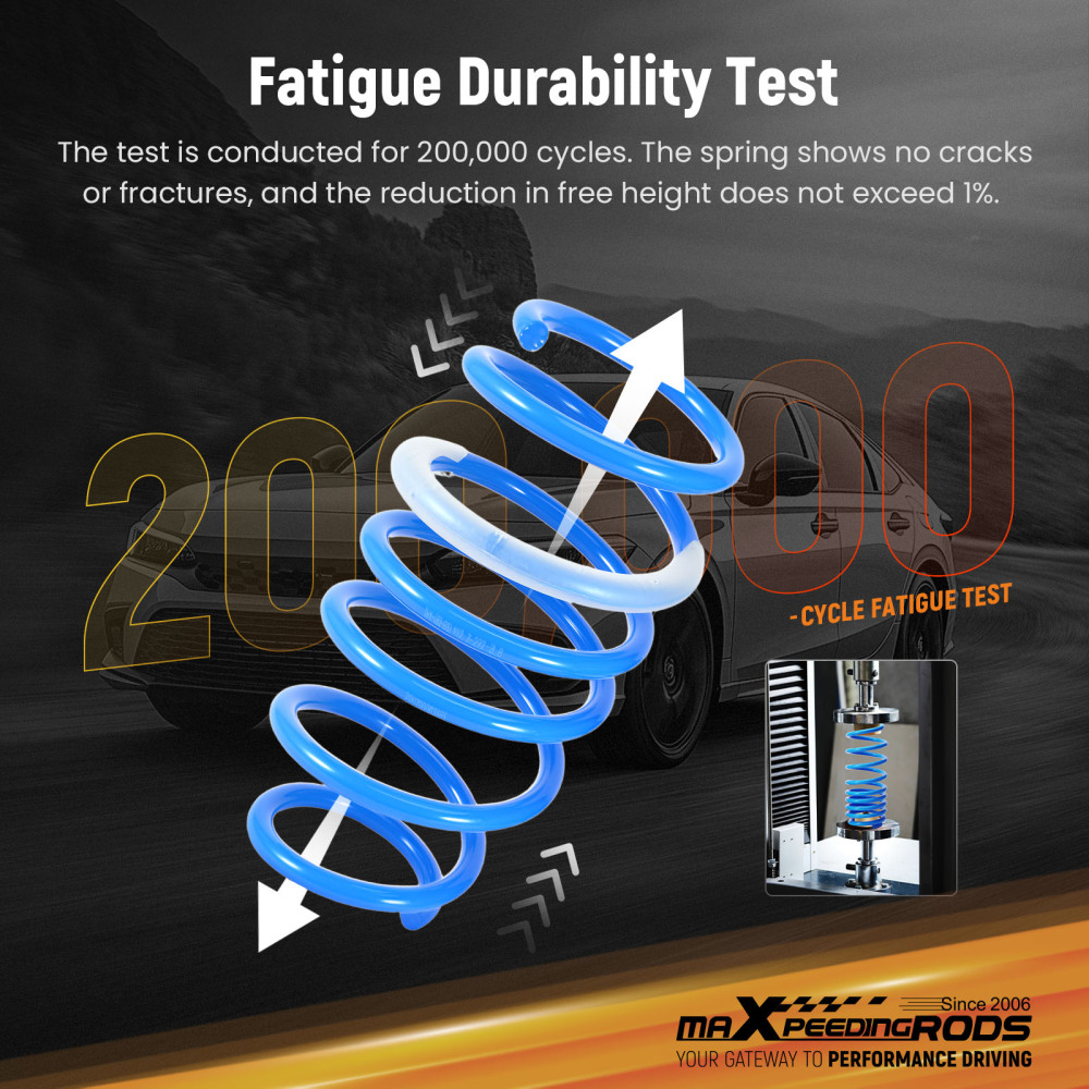 MaXpeedingrods Lowering Springs compatible for HONDA CIVIC FG4 2DR/4CYL SI 2012-2015