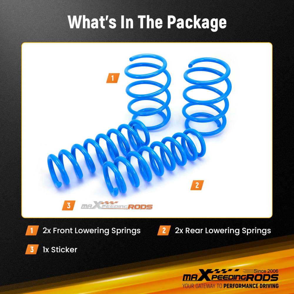 Lowering Springs Kit compatible for BMW 3 Series F30 Saloon 2012-2018 320i 328i 335i