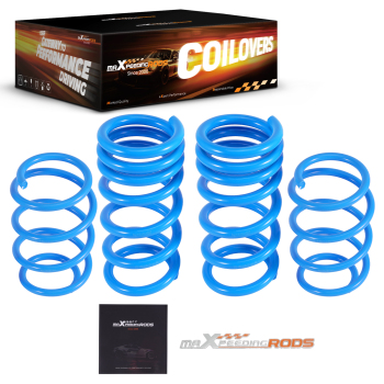 MaXpeedingrods Lowering Springs 1.7F / 1.8R compatible for Ford Mustang (S550) 2015-2023