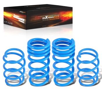 MaXpeedingrods Lowering Springs 1.7F / 1.8R compatible for Ford Mustang (S550) 2015-2023