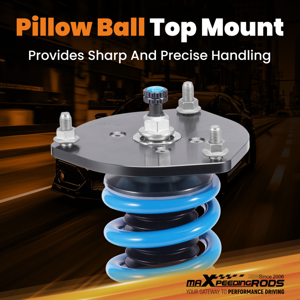 MaXpeedingrods COT6 Coilover 24 Way Damper Shock compatible for Mitsubishi 3000GT compatible for FWD 91-99