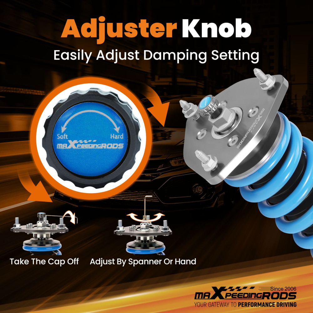 Amortisseurs Combinés Filetés compatible pour Nissan 350Z Coupe 2003-2008 (Z33) Roadster