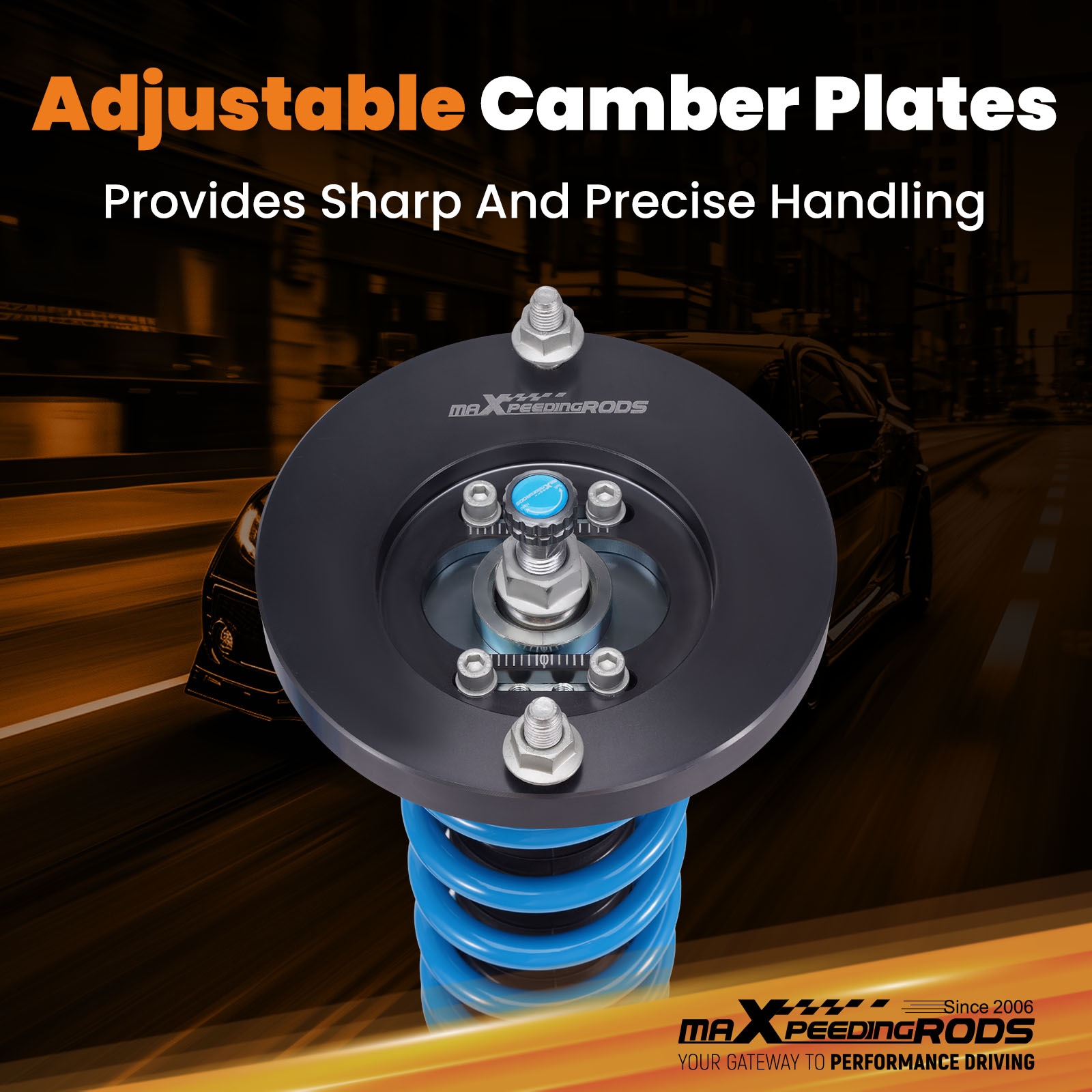 24 Step Damper Coilovers Suspension Struts compatible for