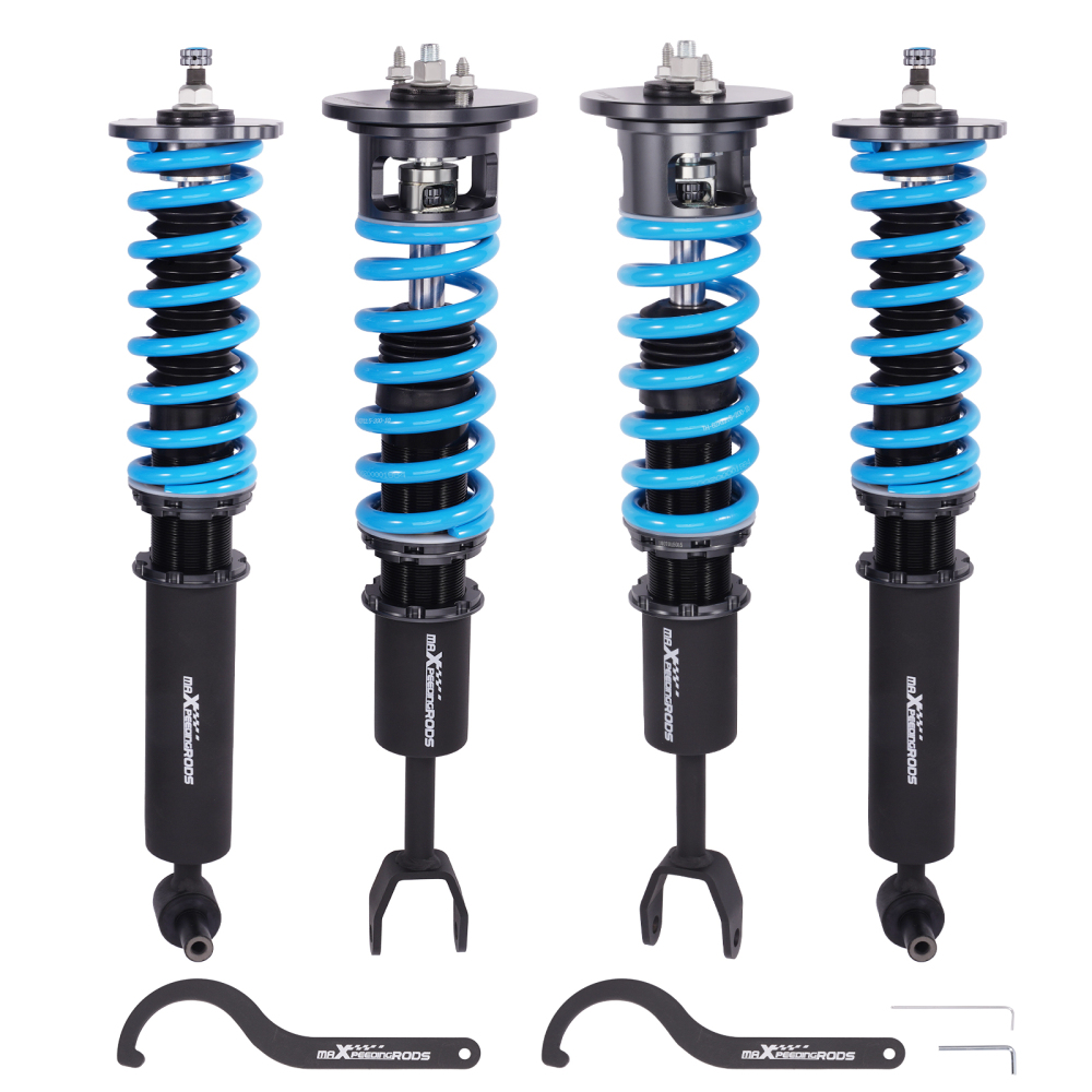 Coilovers 24 Way Adjustable Lowering Kit compatible for Audi A4 B5 compatible for FWD 1995-2001