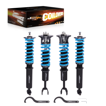 Coilovers 24 Way Adjustable Lowering Kit compatible for Audi A4 B5 compatible for FWD 1995-2001