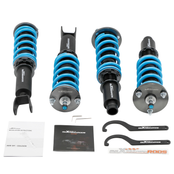 24 Level Adjustable Coilovers Suspension compatible for Honda Accord 08-12 /Compatible for Acura TSX 09-14 Lowering Kit