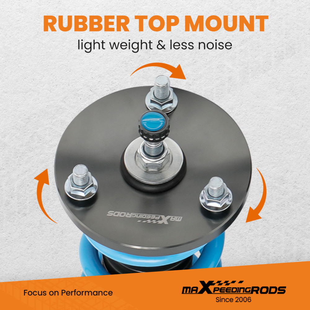 24 Level Adjustable Coilovers Suspension compatible for Honda Accord 08-12 /Compatible for Acura TSX 09-14 Lowering Kit