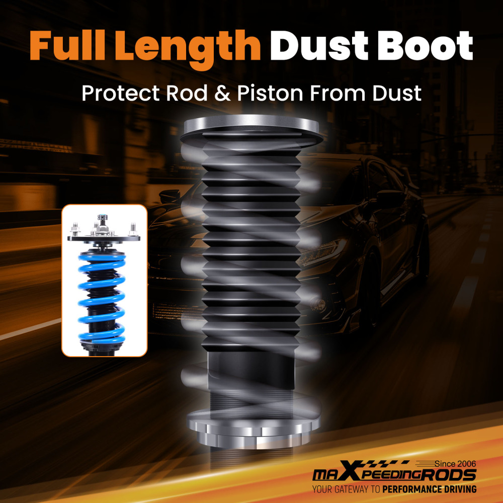 MaXpeedingrods Coilovers 24 Way Damper Suspension Kit compatible for Honda Accord 2013-2017