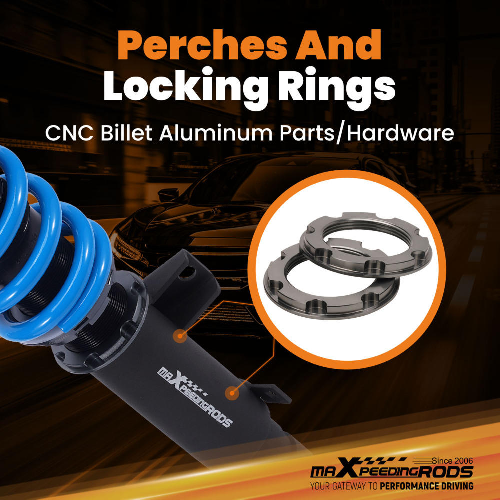 MaXpeedingrods COT6 Coilover Suspension Kit compatible for Honda Accord 2013-2017 lowering kit