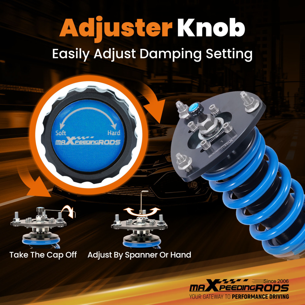 MaXpeedingrods COT6 Coilover Suspension Kit compatible for Honda Accord 2013-2017 lowering kit