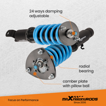 MaXpeedingrods Coilovers 24 Way Damper Suspension Kit for Honda Accord 2013-2017