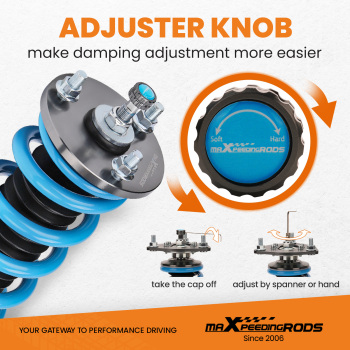 maXpeedingrods COT6 Coilover Suspension Kits compatible for Honda Accord 1994-1997 lowering kit