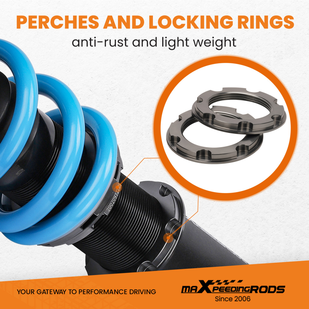 Reglable Amortisseur Suspensions compatible pour Honda Accord DX/EX/LX CD5 CD7 combinés filetéskit dabaissement