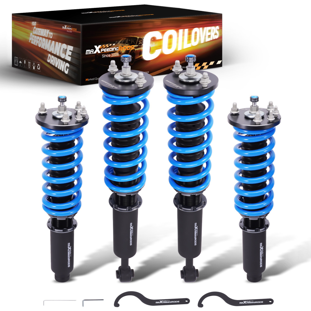 MaXpeedingrods COT6 24 Way Coilovers compatible for Honda Accord 98-02 compatible for Acura TL 01-03 CL