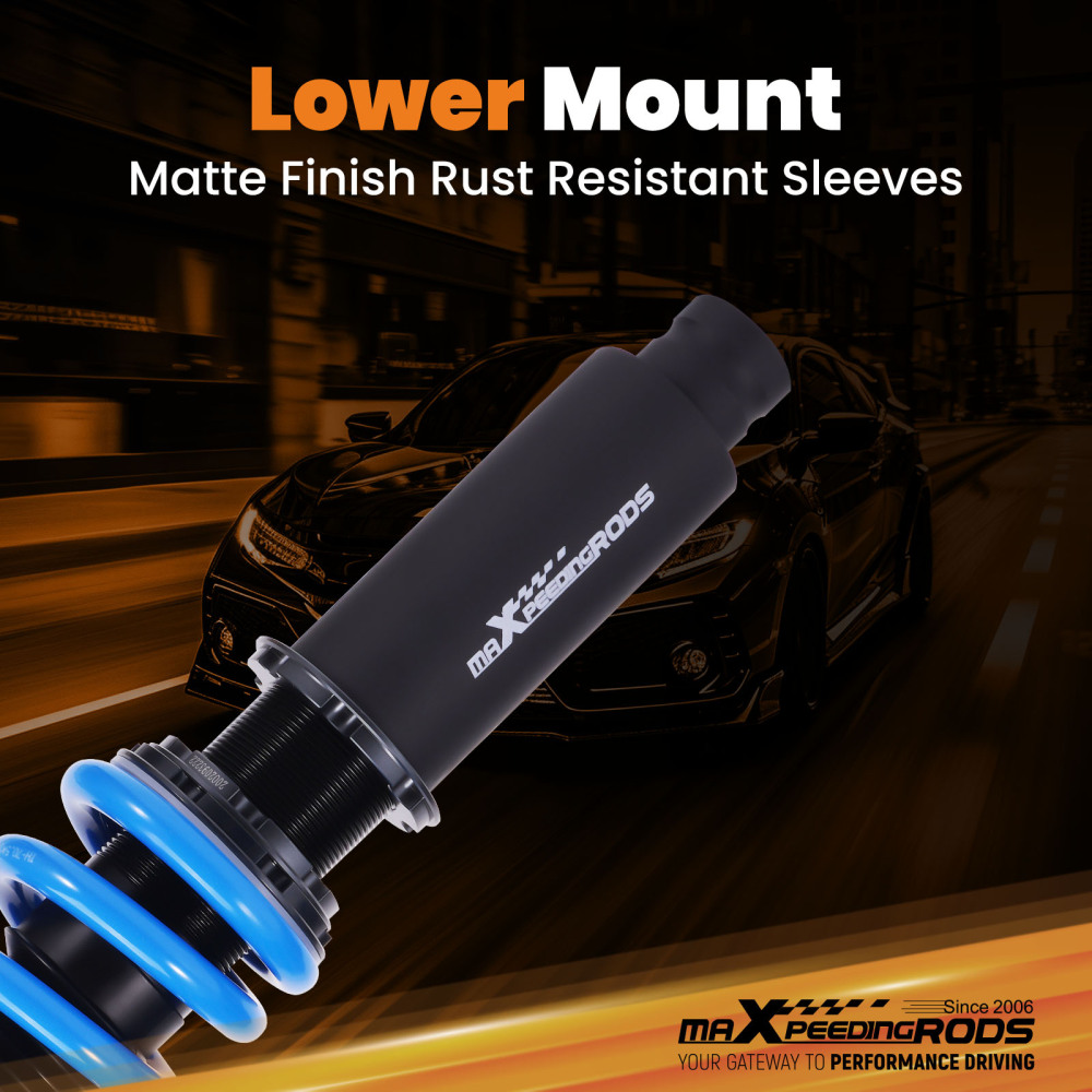 MaXpeedingrods COT6 24 Way Coilovers compatible for Honda Accord 98-02 compatible for Acura TL 01-03 CL