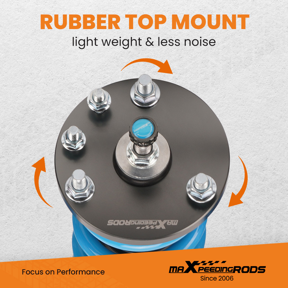 Compatible for Honda Accord 98-02 COT6 24 Way Damper Adjustable Coilover Kit Maxpeedingrods lowering kit