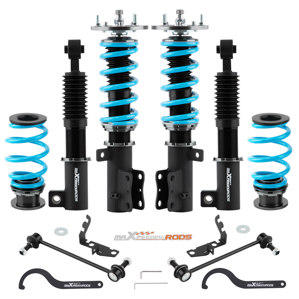 Compatible for Chevy Cobalt 05-10 MaXpeedingrods T6 Coilovers 24 Way Damper Lowering Kit