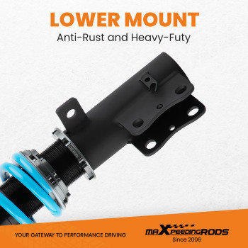 Compatible for Chevy Cobalt 05-10 MaXpeedingrods T6 Coilovers 24 Way Damper Lowering Kit