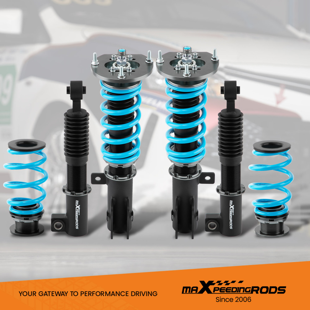 Compatible for Chevy Cobalt 05-10 MaXpeedingrods T6 Coilovers 24 Way Damper Lowering Kit