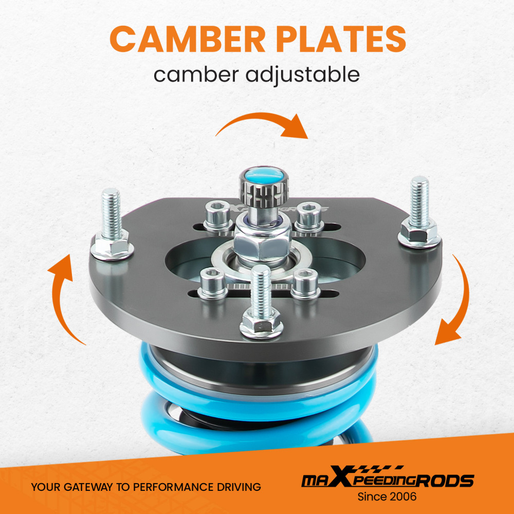 Maxpeedingrods COT6 Coilover Suspension Kit compatible for Chevrolet Cobalt 2005-2010 lowering kit