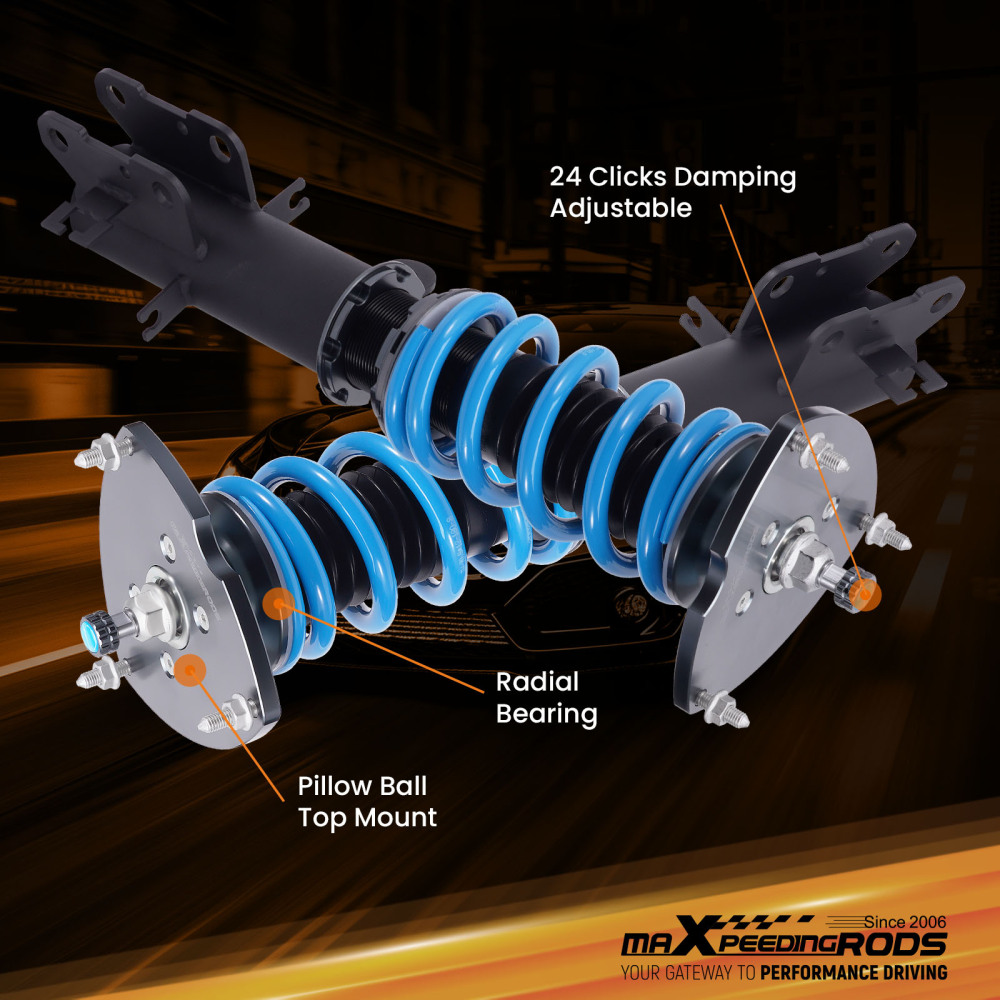 Compatible for Nissan Altima 07-13 Maxima 09-14 MaXpeedingrods COT6 Coilovers Lowering Kit 