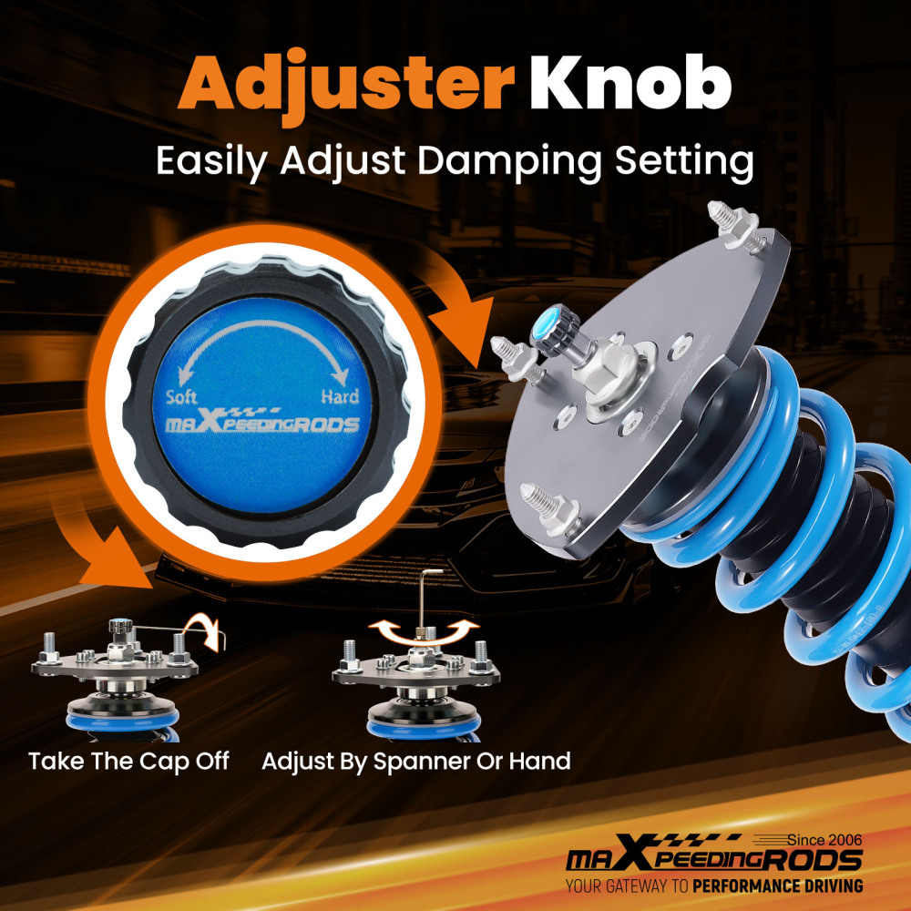 Compatible for Nissan Altima 07-13 Maxima 09-14 MaXpeedingrods COT6 Coilovers Lowering Kit 