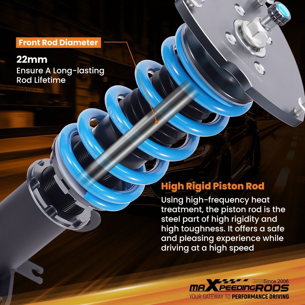 Compatible for Nissan Altima 07-13 Maxima 09-14 MaXpeedingrods COT6 Coilovers Lowering Kit 