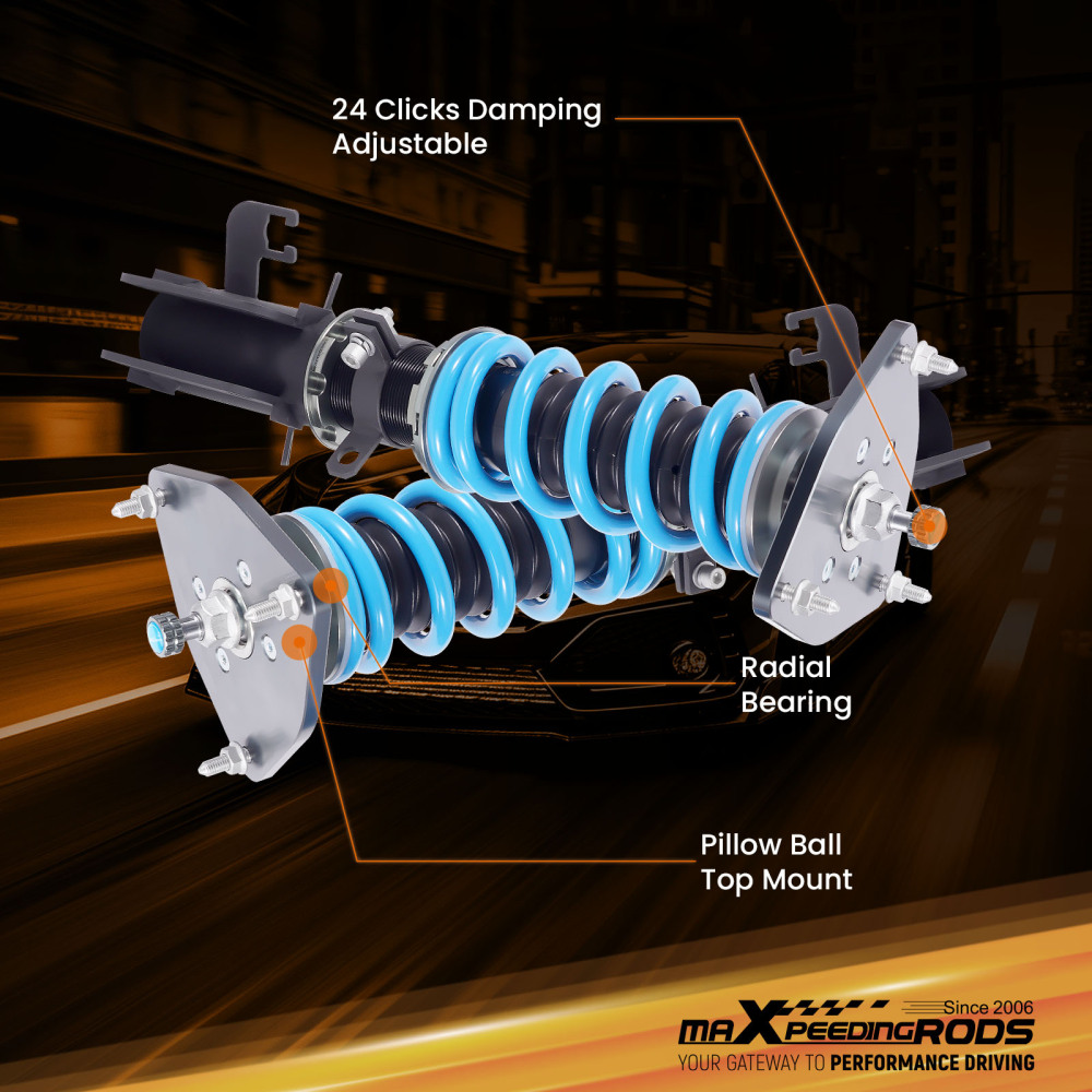 MaXpeedingrods T6 Coilovers Suspension Springs Kit for Altima Sedan L33 2013-18 Lowering Kit
