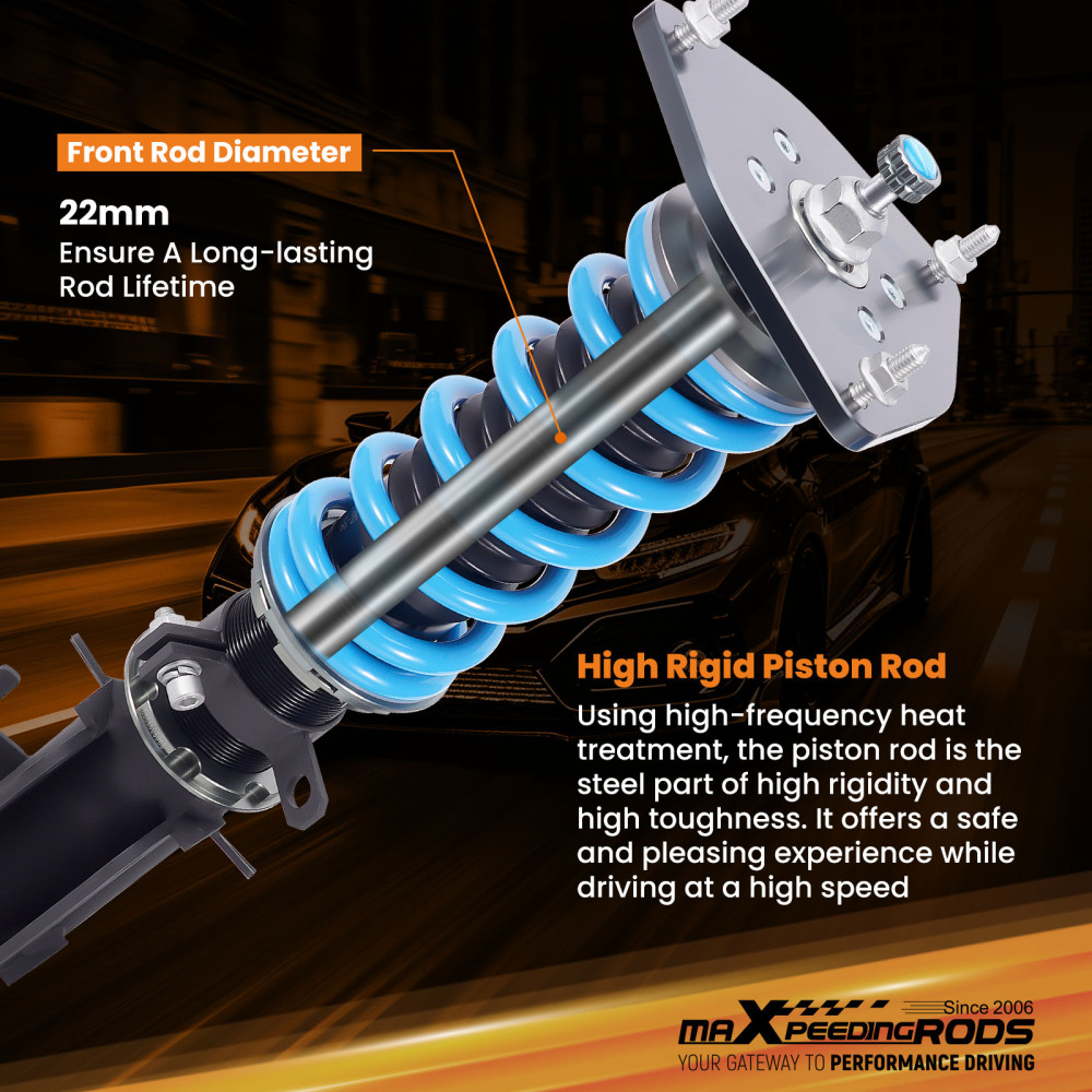 MaXpeedingrods T6 Coilovers Suspension Springs Kit for Altima Sedan L33 2013-18 Lowering Kit