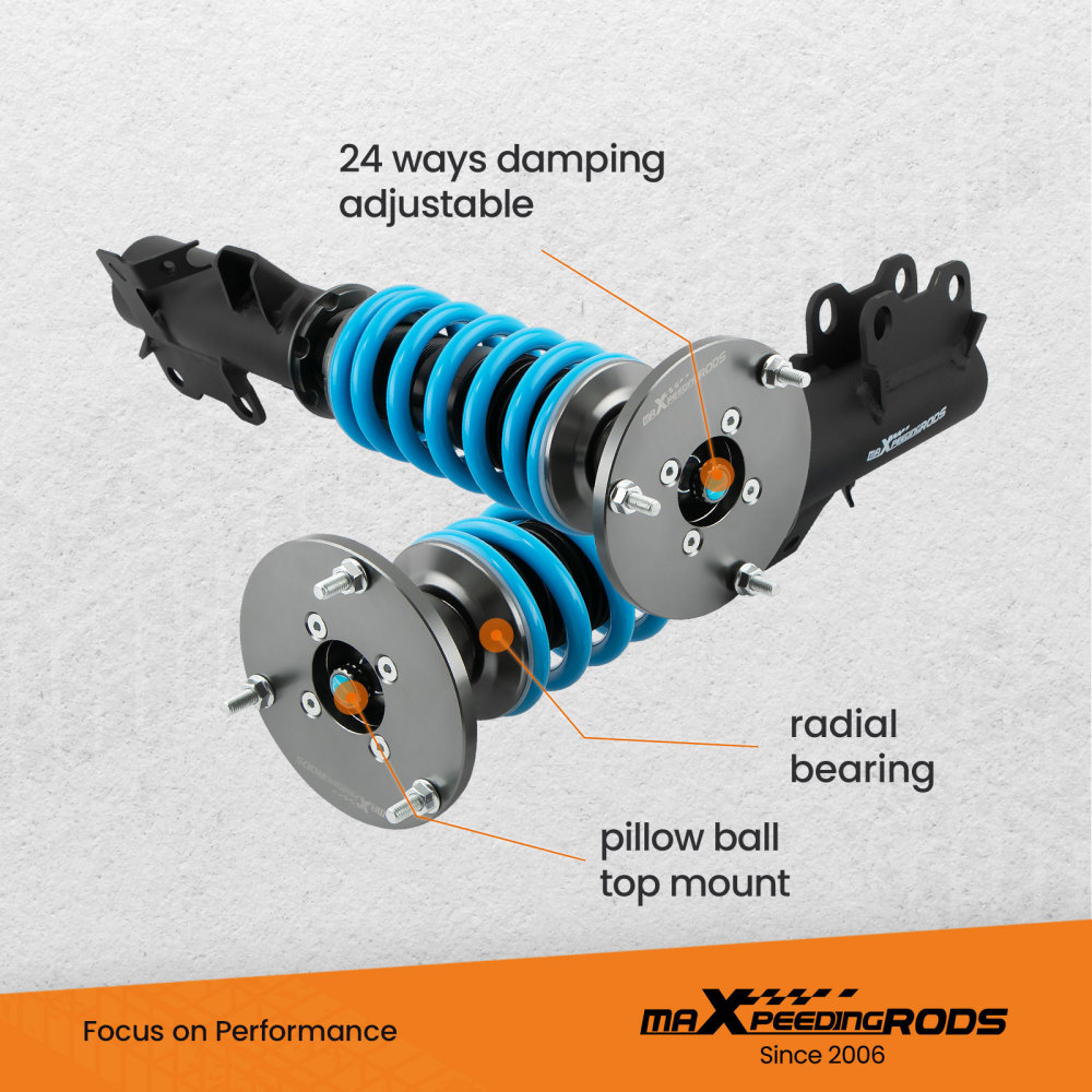 MaXpeedingrods 24 Way Adjustable Coilover Kit compatible for Cadillac CT4 RWD 2020-2022